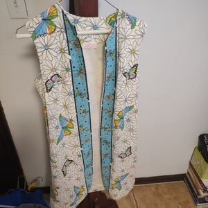 Floral Butterfly Sleeveless Vest